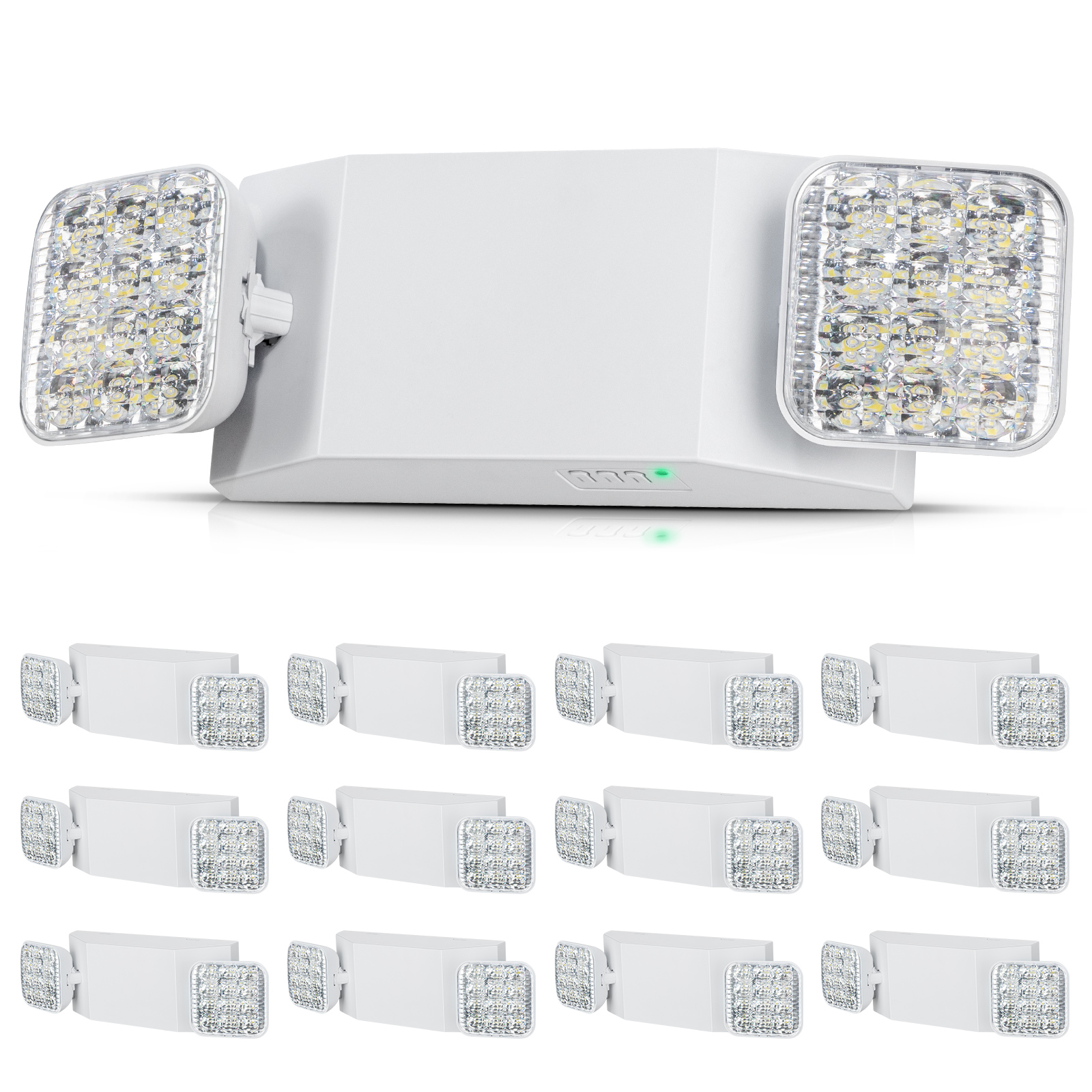 6/12/24PCs Commercial Emergency Light LED Exit Lighting Fixtures Backup Battery - Picture 15 of 38