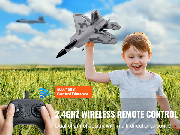 F22 RC Plane, 2 Channel 2.4 GHz Remote Control Jamaica