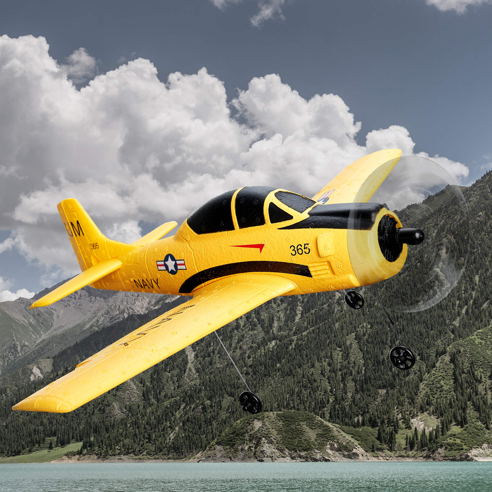 VEVOR RC Airplane Fighter EPP Foam RC Plane Toy with 2.4 GHz Remote Control - Picture 34 of 86