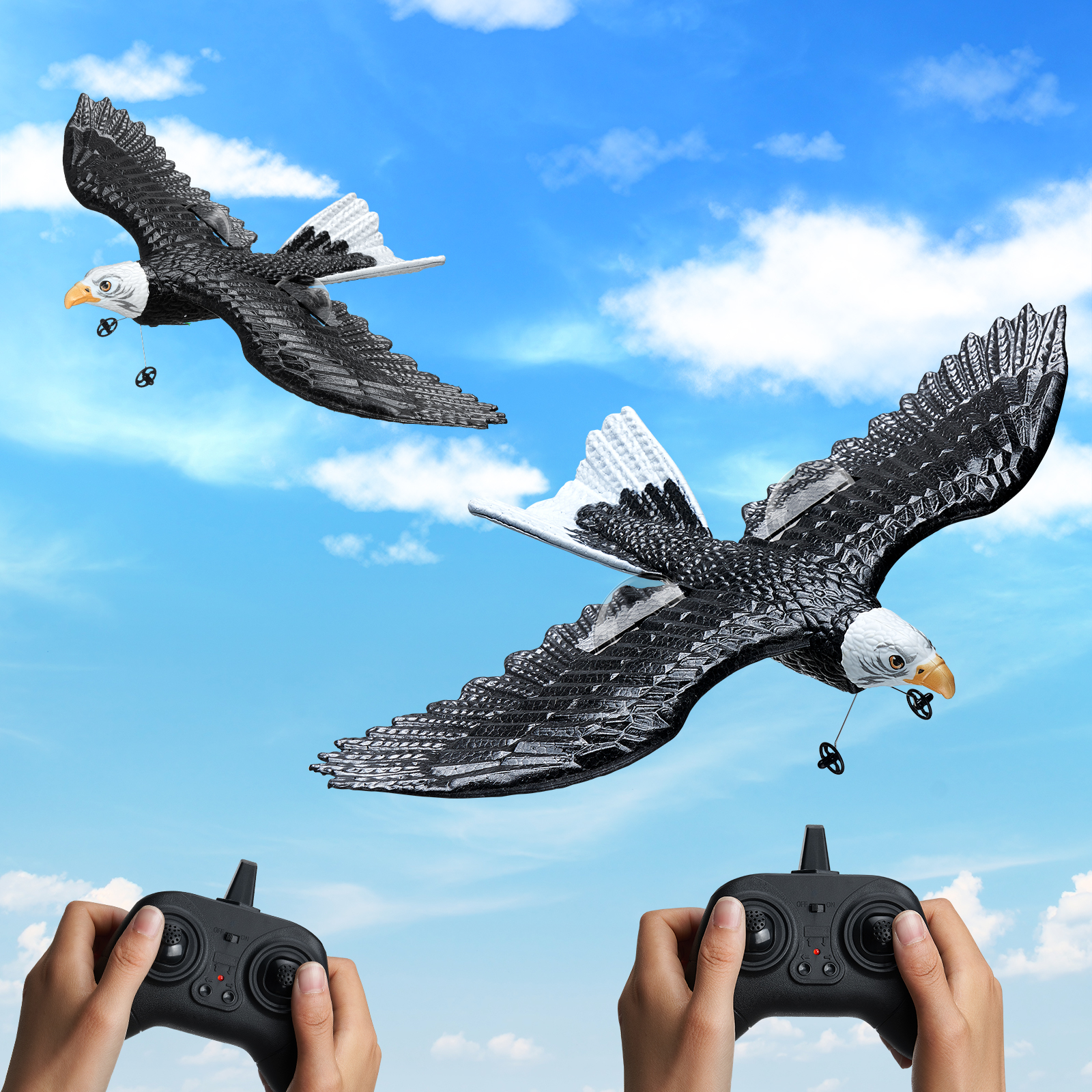 VEVOR RC Airplane Fighter EPP Foam RC Plane Toy with 2.4 GHz Remote Control - Picture 82 of 86