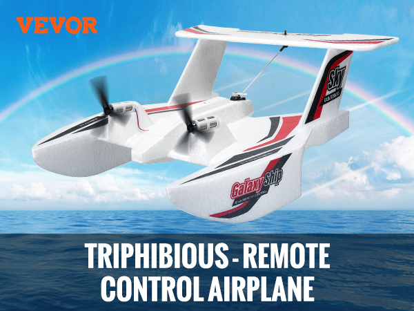 VEVOR RC Plane, Channel Remote Control Airplane with