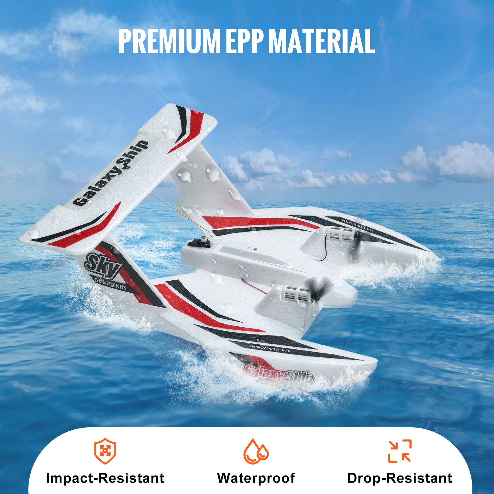 VEVOR RC Airplane Fighter EPP Foam RC Plane Toy with 2.4 GHz Remote Control - Picture 68 of 86