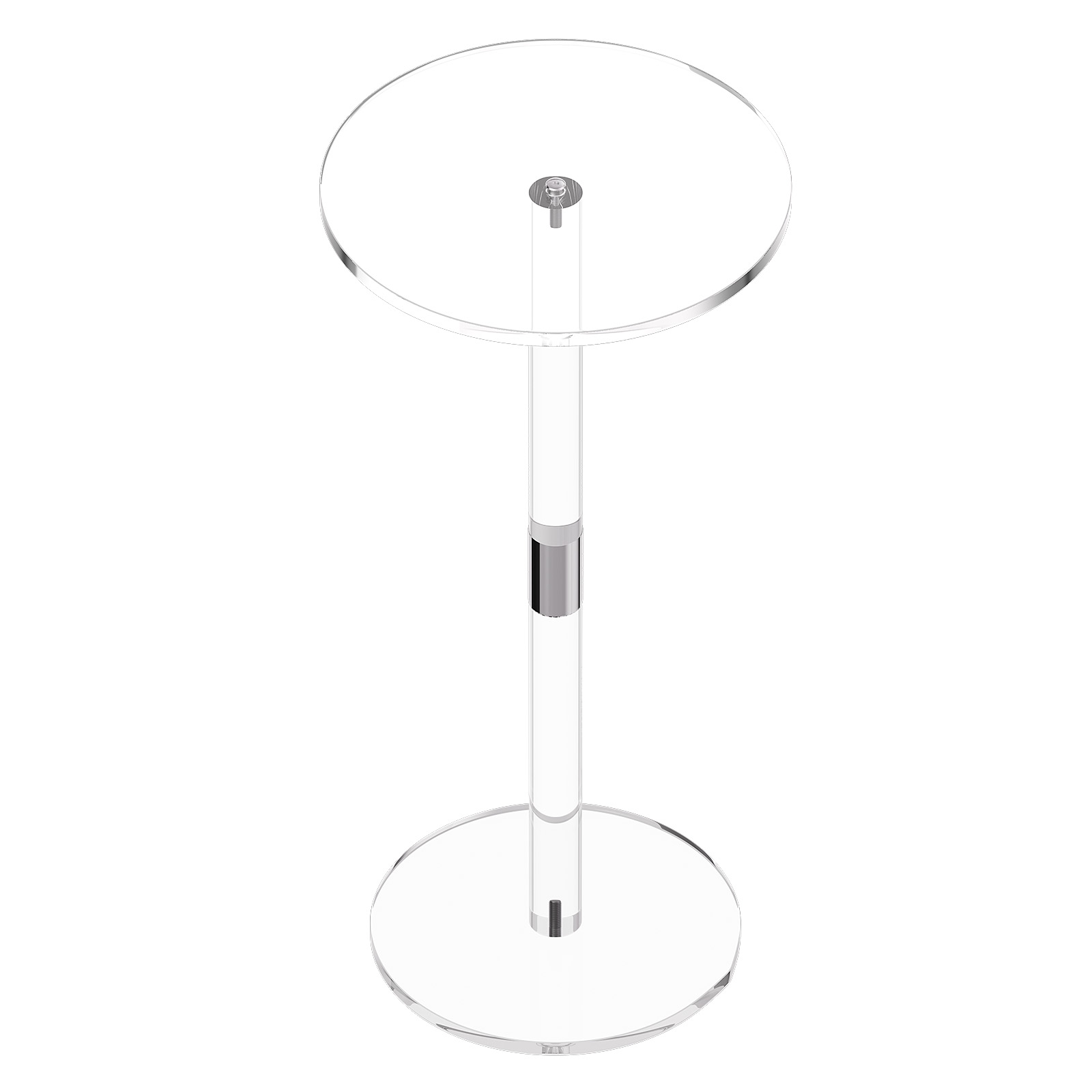 Side End Table Clear Console Table