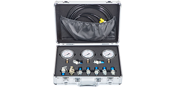 Hydraulic Pressure Guage Test Kit 9000PSI Tester No Distortion Construction 