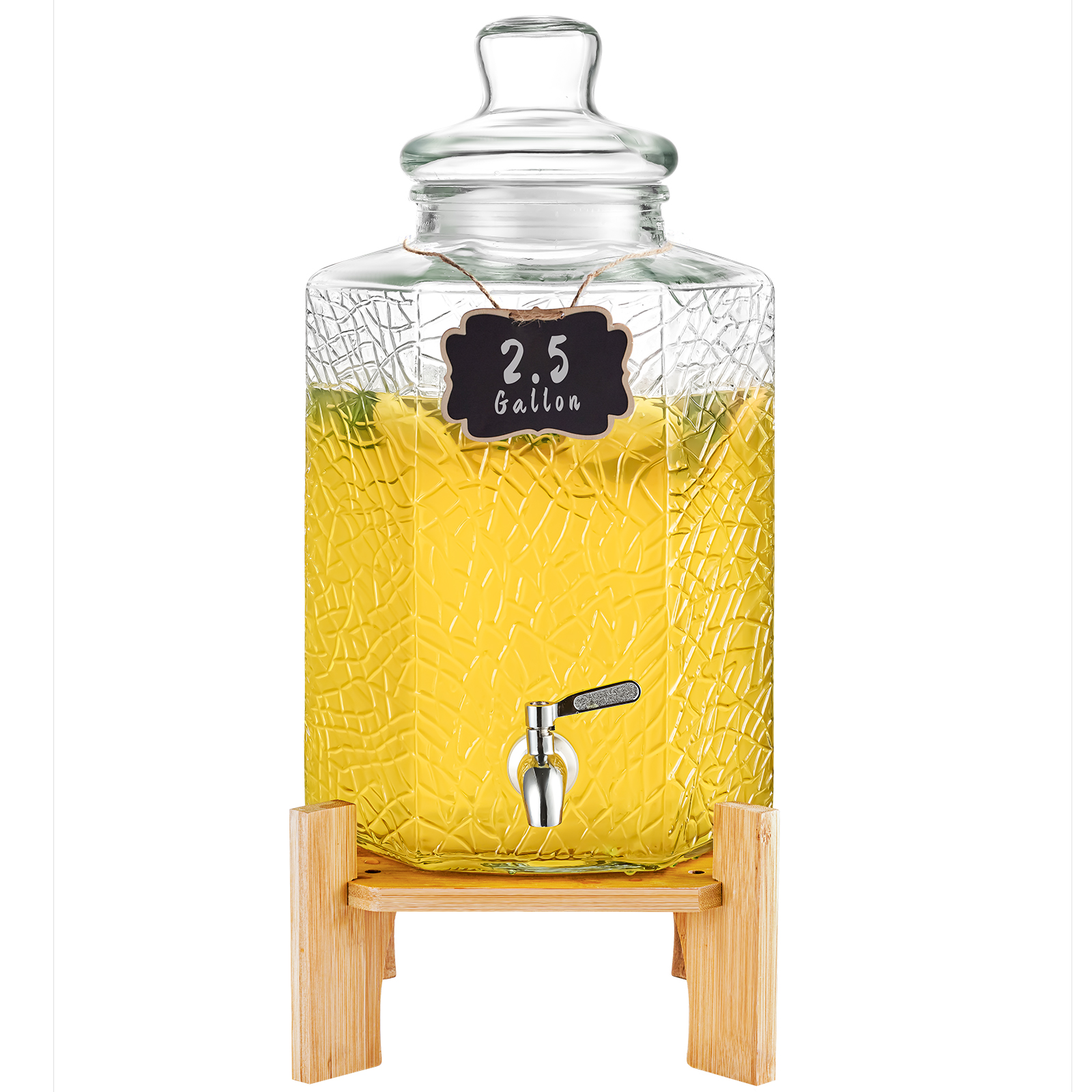 VEVOR Getränkespender 5,5-19L Wasserspender Partys Glas/Kunststoff Saftdispenser - Bild 72 von 144