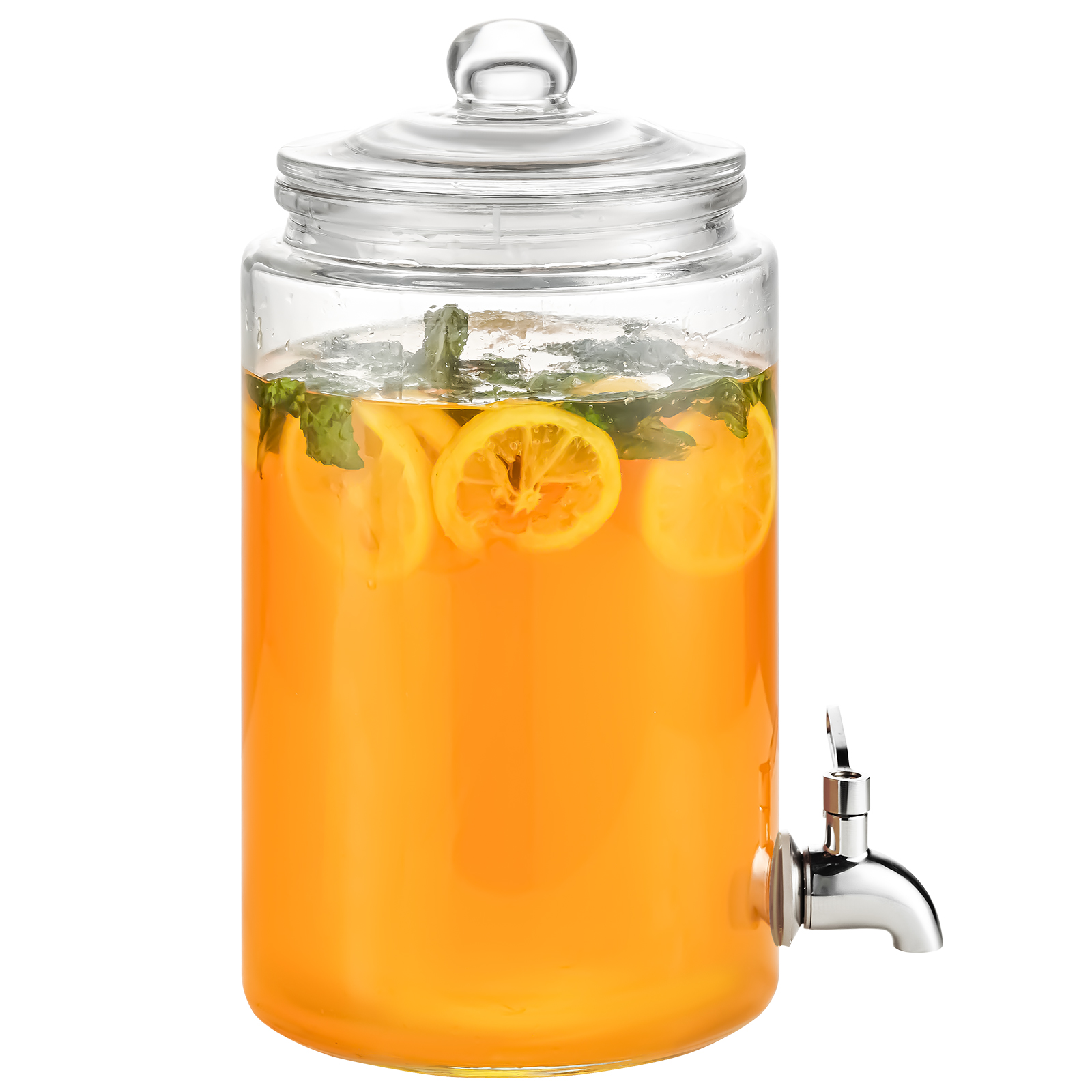 VEVOR Getränkespender 5,5-19L Wasserspender Partys Glas/Kunststoff Saftdispenser - Bild 13 von 144