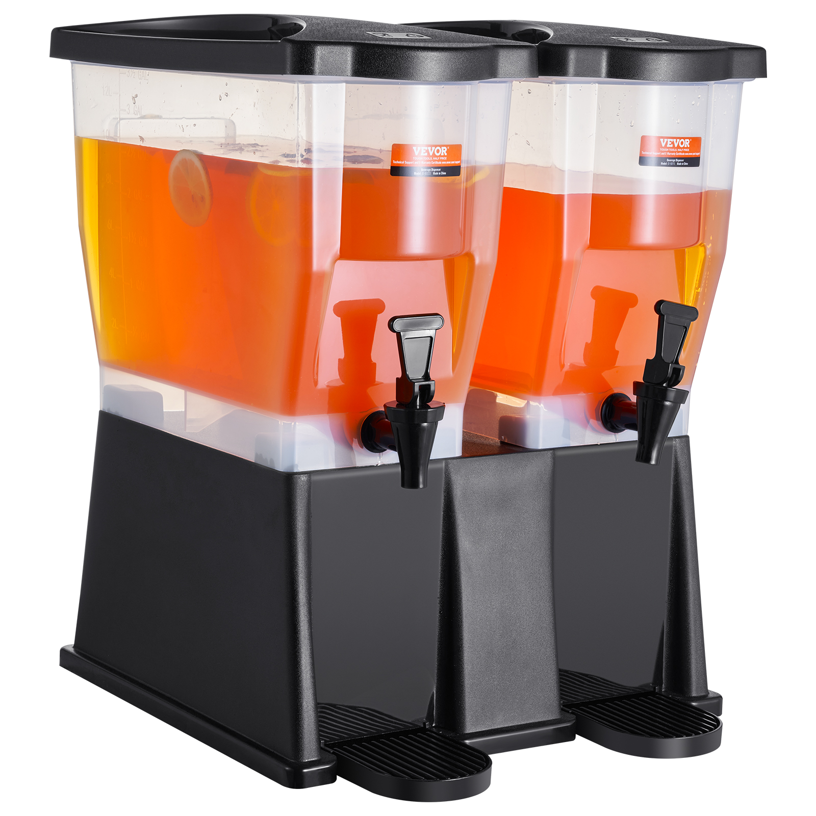 VEVOR Getränkespender 5,5-19L Wasserspender Partys Glas/Kunststoff Saftdispenser - Bild 143 von 144