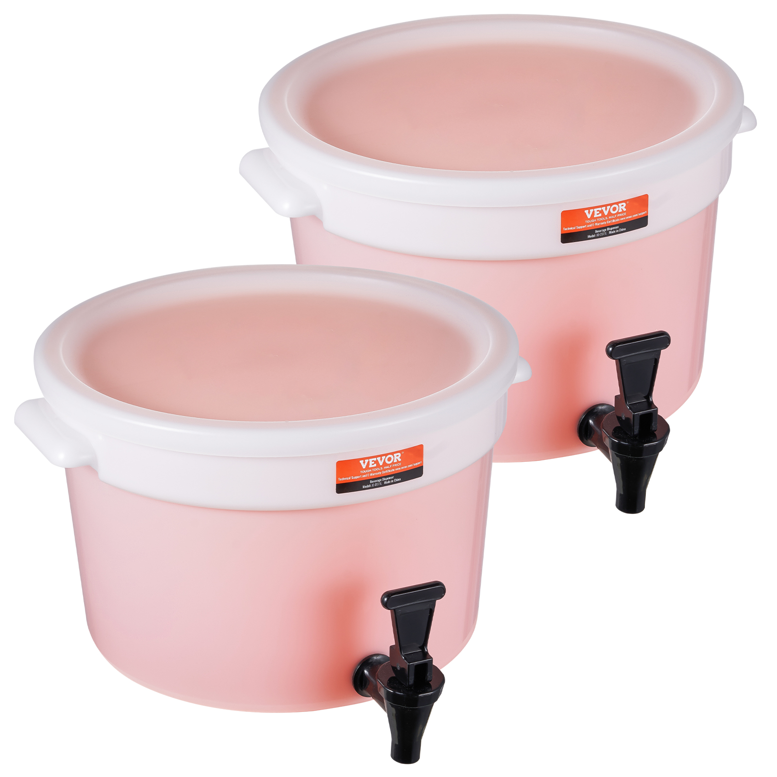 VEVOR Getränkespender 5,5-19L Wasserspender Partys Glas/Kunststoff Saftdispenser - Bild 85 von 144