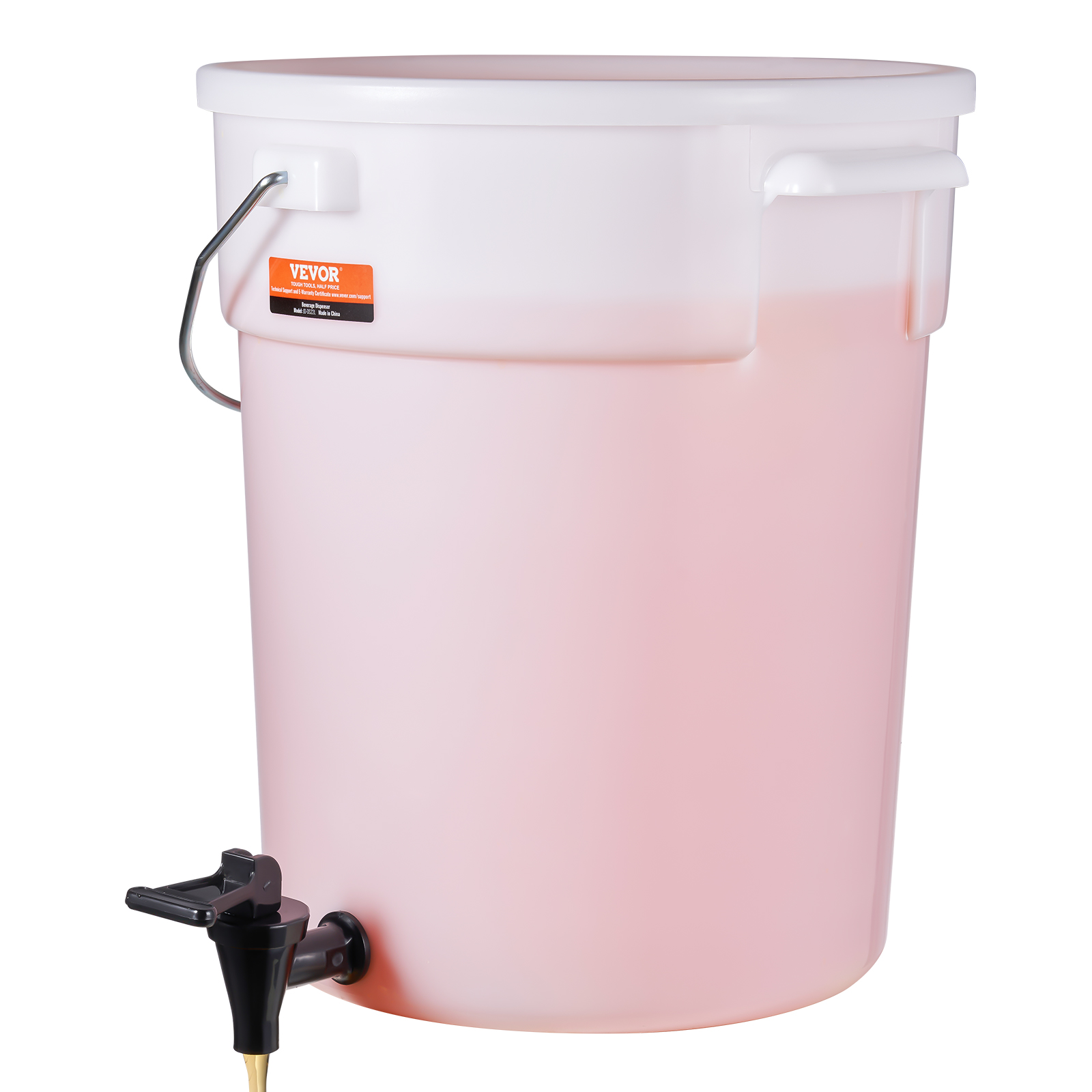 VEVOR Getränkespender 5,5-19L Wasserspender Partys Glas/Kunststoff Saftdispenser - Bild 108 von 144