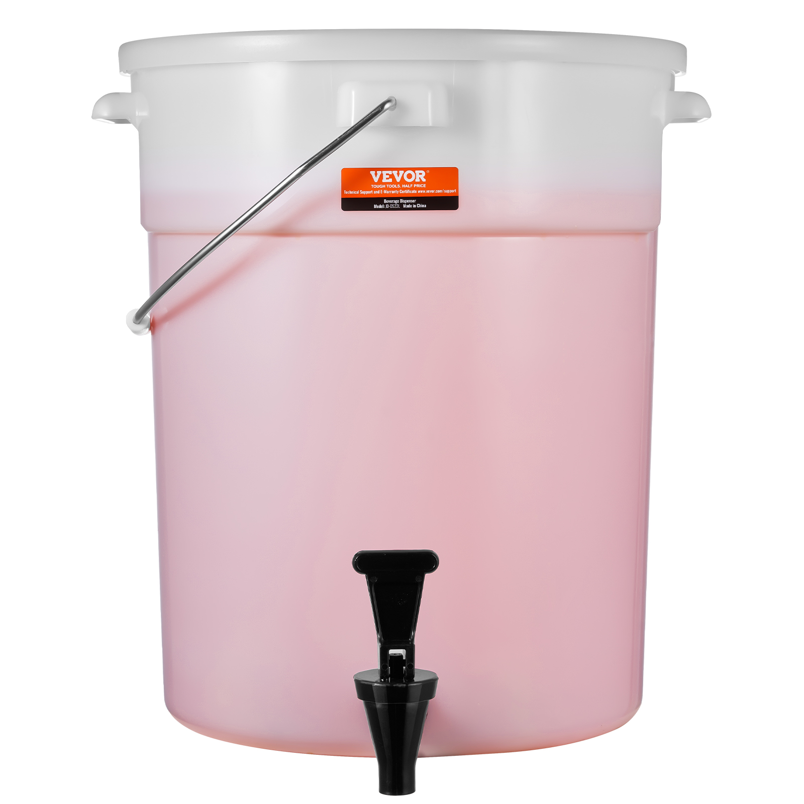 VEVOR Getränkespender 5,5-19L Wasserspender Partys Glas/Kunststoff Saftdispenser - Bild 105 von 144