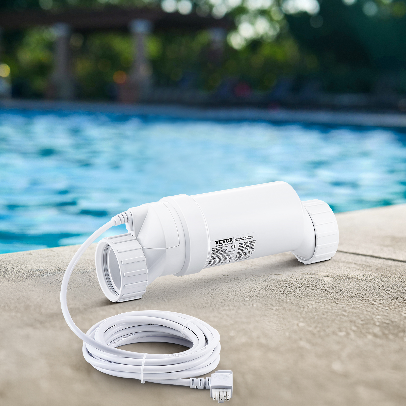 Salt Water Chlorinator System W3T-Cell-3/9/15 for In-Ground Pool 15000-40000 Gal - Picture 34 of 38
