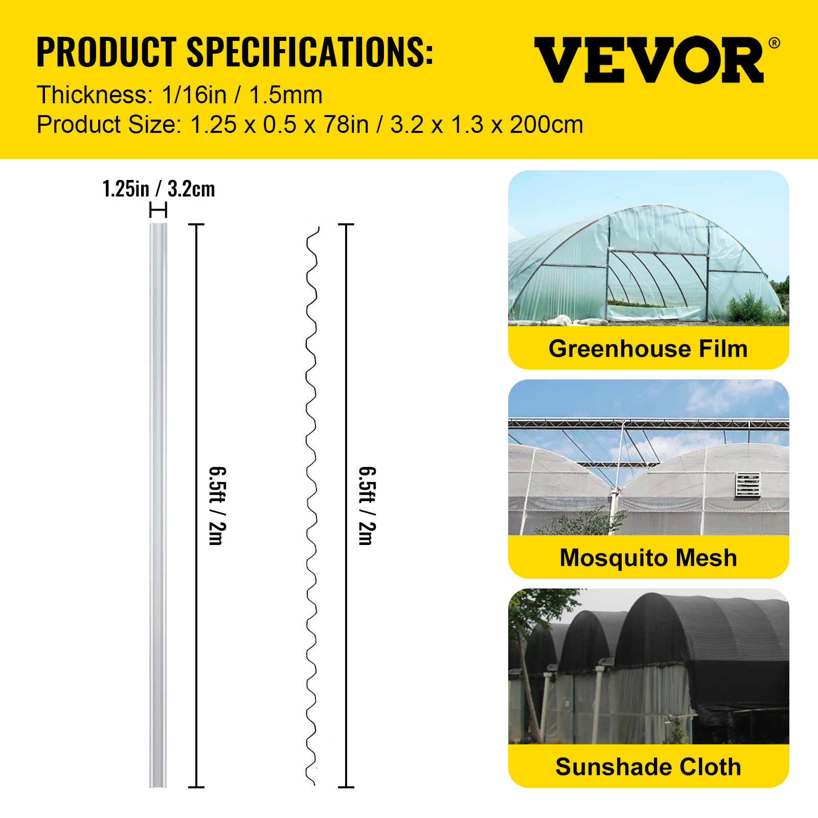 VEVOR Wiggle Wire Channel Spring Wire Lock Channel 50/40/30/20/10 PCS 6.56 FT - Picture 57 of 62