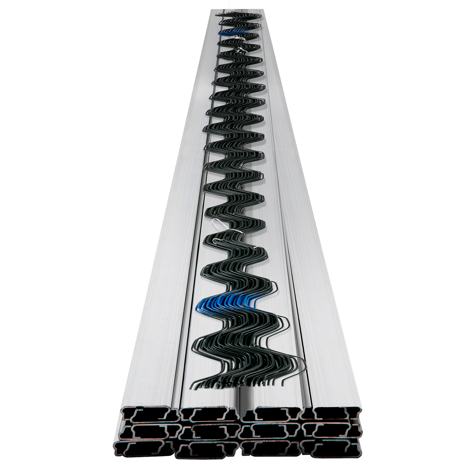 VEVOR Wiggle Wire Channel Spring Wire Lock Channel 50/40/30/20/10 PCS 6.56 FT - Picture 59 of 62