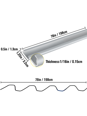 Wiggle Wire Spring Lock Bundle for Attaching Plastic Poly Film to  Greenhouses