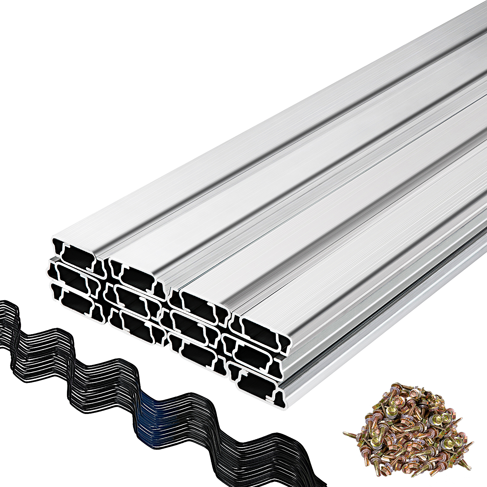 VEVOR Wiggle Wire Channel Spring Wire Lock Channel 50/40/30/20/10 PCS 6.56 FT - Picture 15 of 62