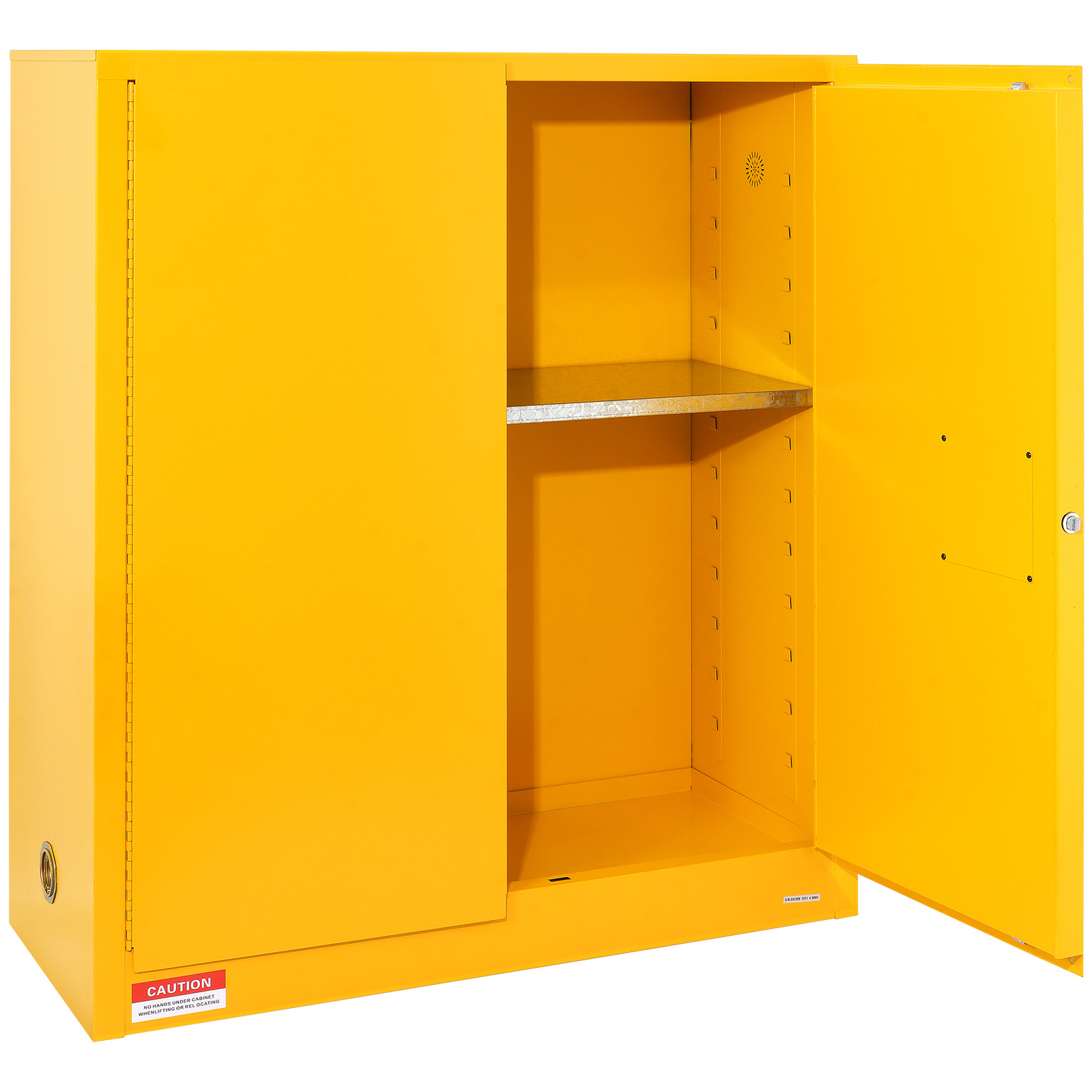 11/12/16/30/45Ga Safety Storage Cabinet Yellow Flammable Welded Bin Fireproof - Picture 36 of 62