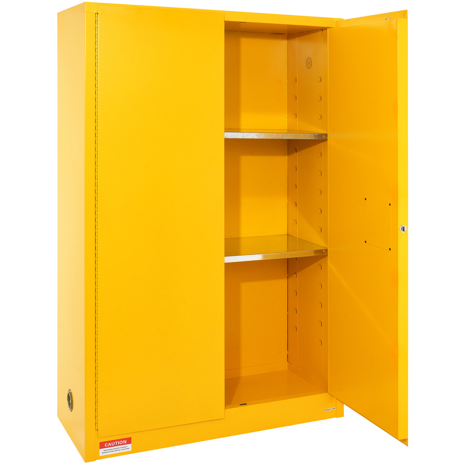 11/12/16/30/45Ga Safety Storage Cabinet Yellow Flammable Welded Bin Fireproof - Picture 60 of 62