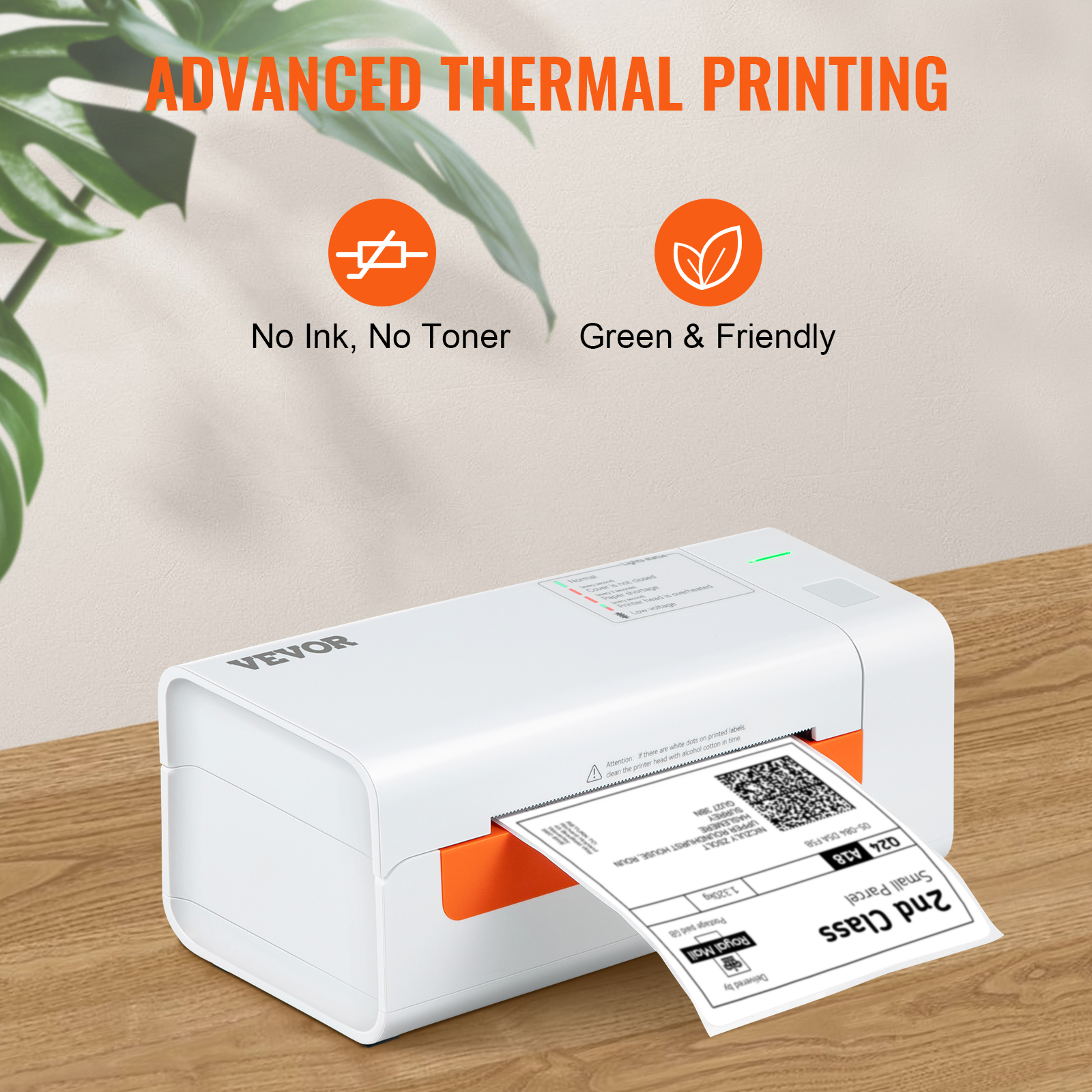 VEVOR Thermal Label Printer, Shipping Label Printer for Width of 1.57 -  4.25 Labels, w/Japanese Rohm Printer Head & Auto Label Recognition,Thermal  Printer Supports Shipping, Barcode, Household Labels and More