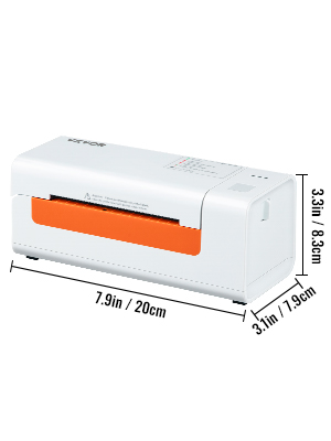 VEVOR Imprimante d'Étiquettes Thermique 4x6 203 dpi Via USB pour    UPS