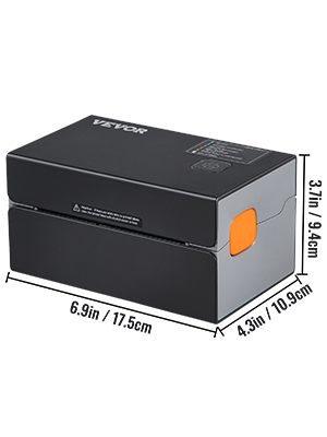 VEVOR Imprimante d'Étiquettes Thermique 4x6 203 dpi USB avec Détection Auto  des Étiquettes //UPS Prise Charge Windows/Windows/Mac OS/Linux