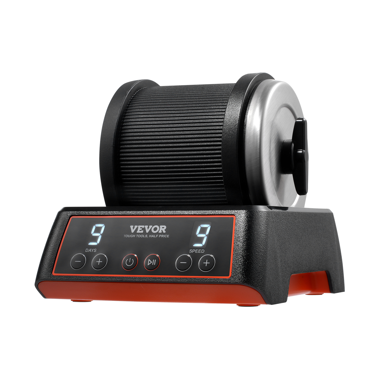 VEVOR Rock Tumbler Machine 4/2.5lbs Rock Polishing Kit 9 Speed 9-Day Timer Steel - Picture 37 of 38