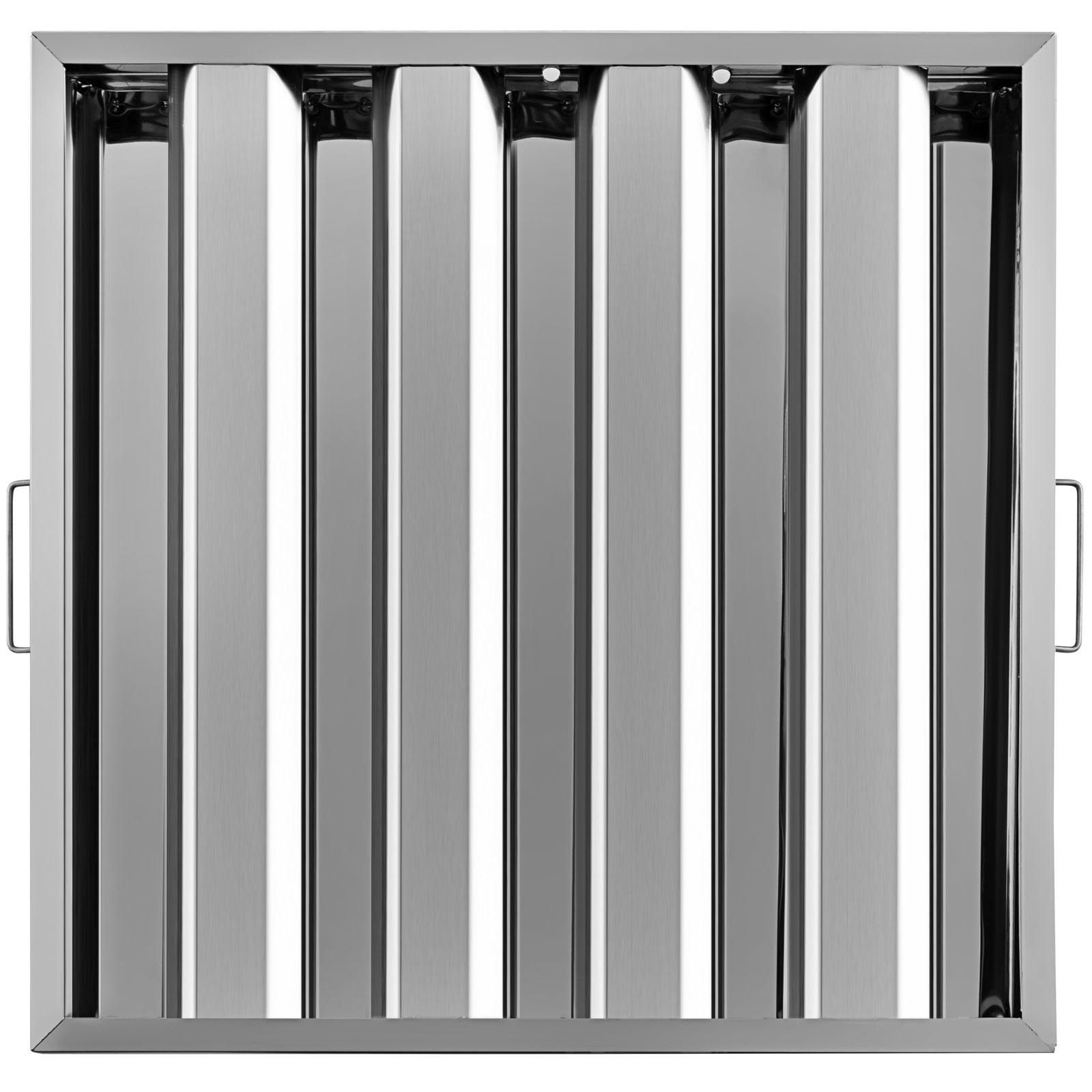 VEVOR 6 Packs Hood Filters 19.5 in. W x 19.5 in. H 430 Stainless Steel  Commercial Hood Filters with 4 Slots Range Hood Filter YSFLQ6PCS4C20X20YV0  - The Home Depot