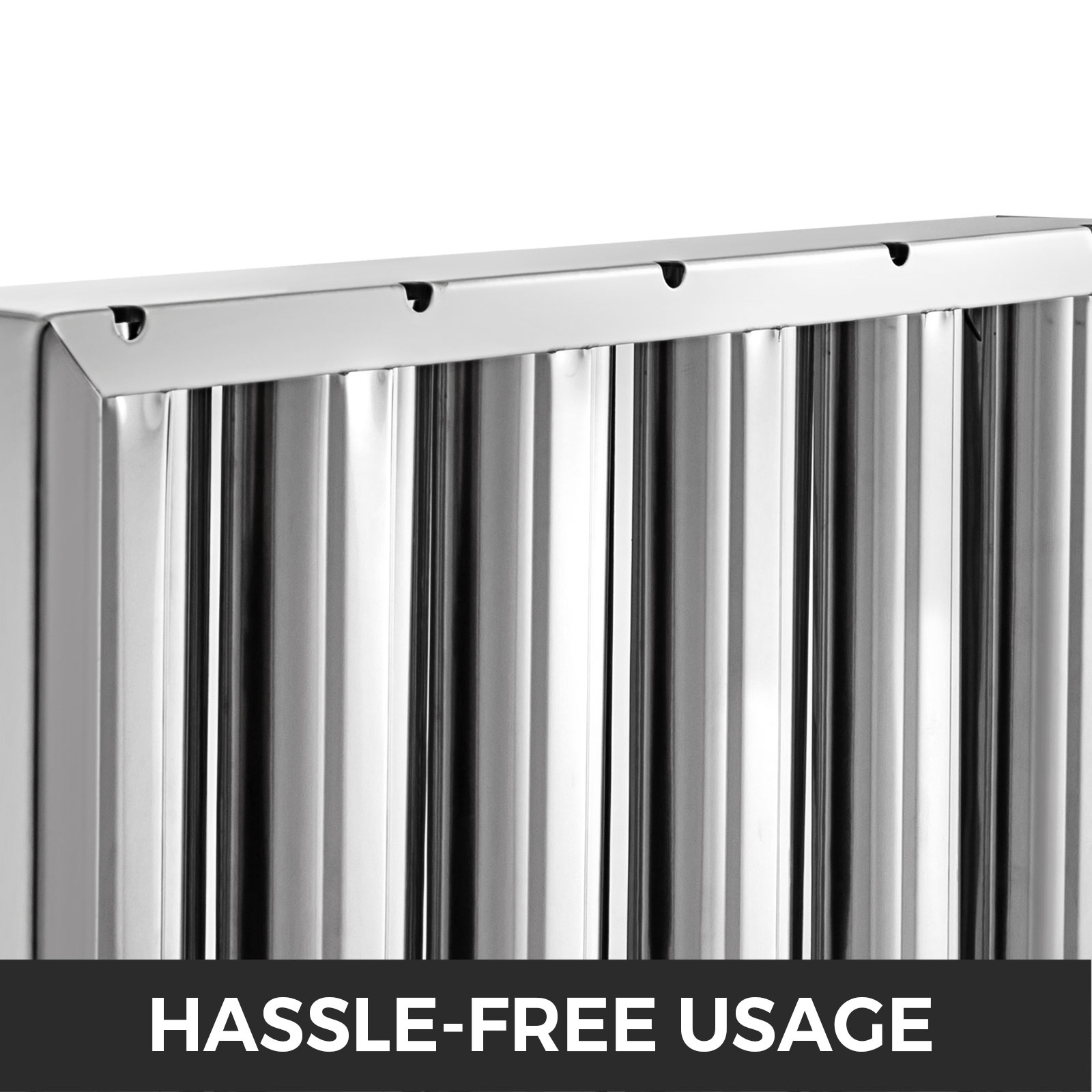 1/2/6x Canopy Baffle Grease Filters Stainless Steel Kitchen Extraction 495x395mm 