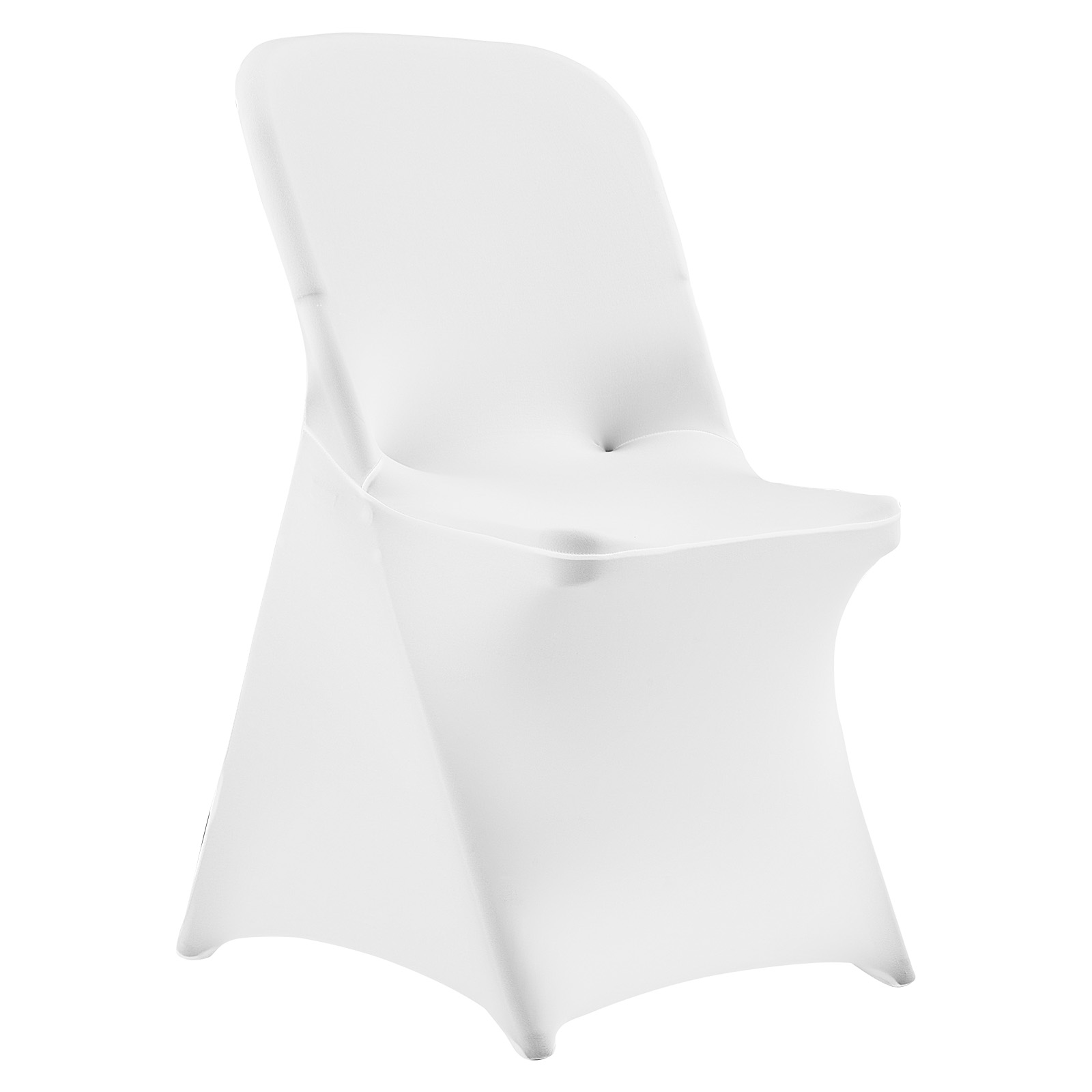Uimoso 30PCS Black/White Stretch Spandex Chair Covers for Events and Dining