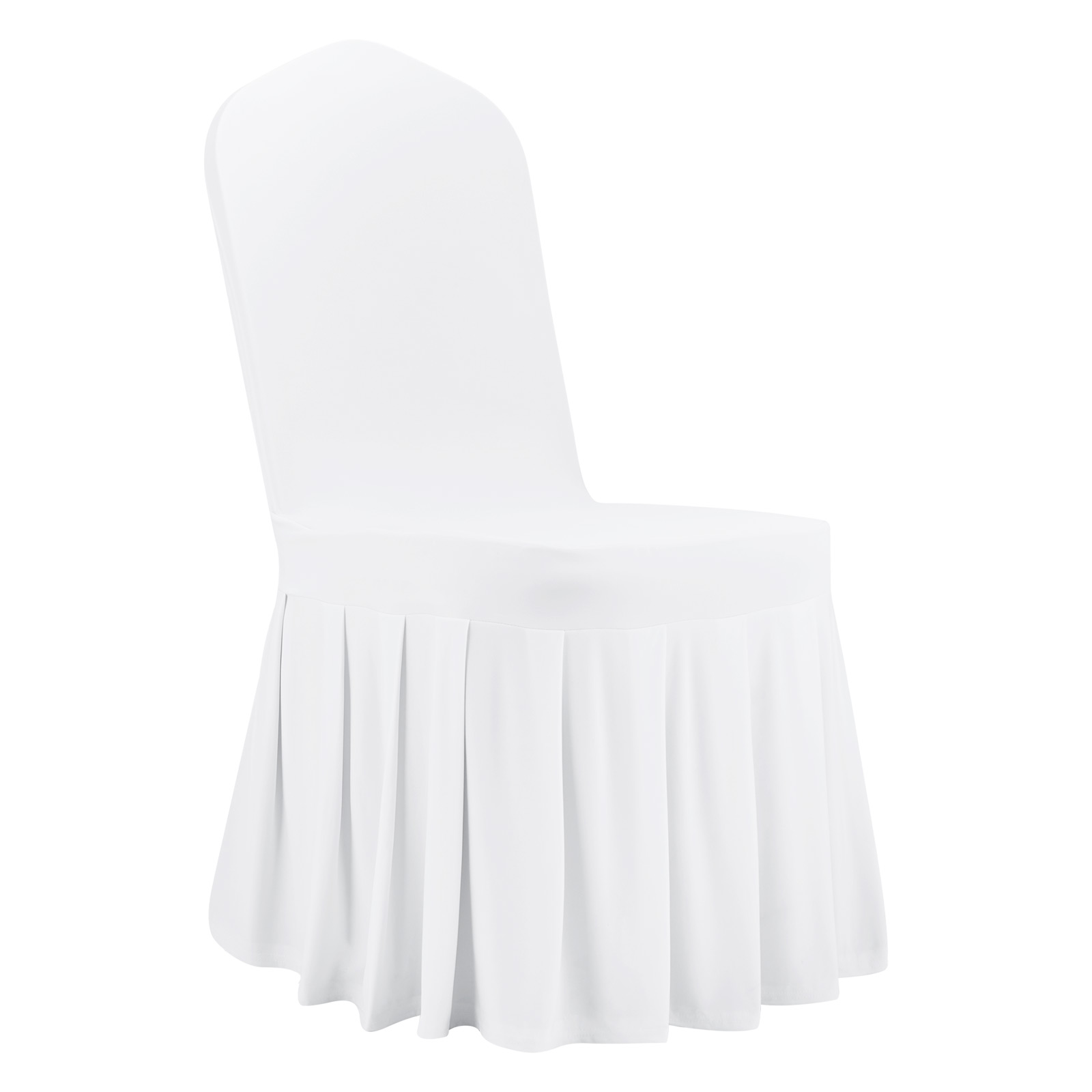 Uimoso 30PCS Stretch Spandex Chair Covers in White, Black, Blue for Events