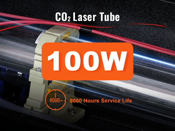 VEVOR Graveur Laser CO2 Machine de Gravure Découpe 100W Table de Travail  600x900mm