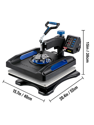 VEVOR Heat Press 12X15 Inch Heat Press Machine 6 in 1 Digital Multifun –  Pete's Arts, Crafts and Sewing