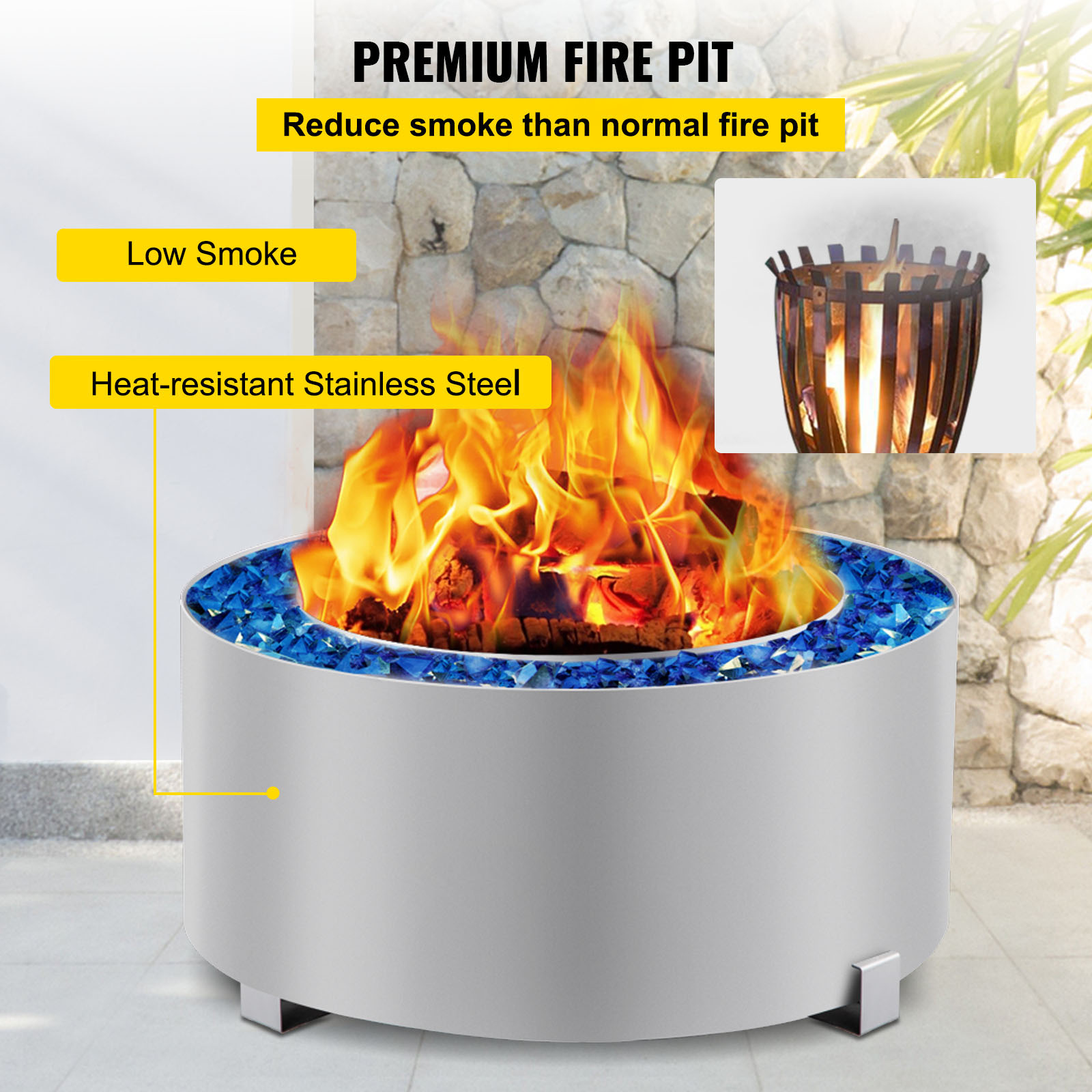 smokeless fire bowl