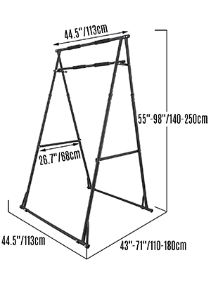 Pull Up Bar Foldable Pull Up Station Aerial Yoga Stand Frame Swing Stand Frame