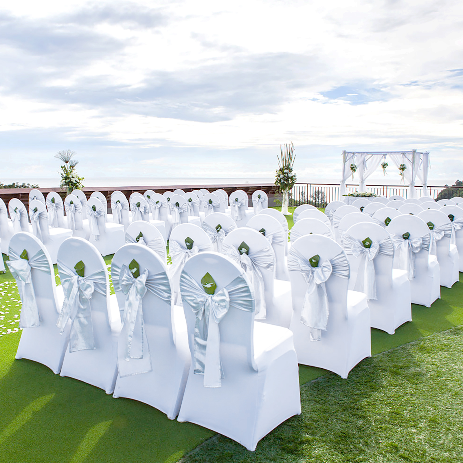 VEVOR 30/50/200PCS Stretch Spandex Folding Chair Covers for Wedding Party Dining - Picture 70 of 110