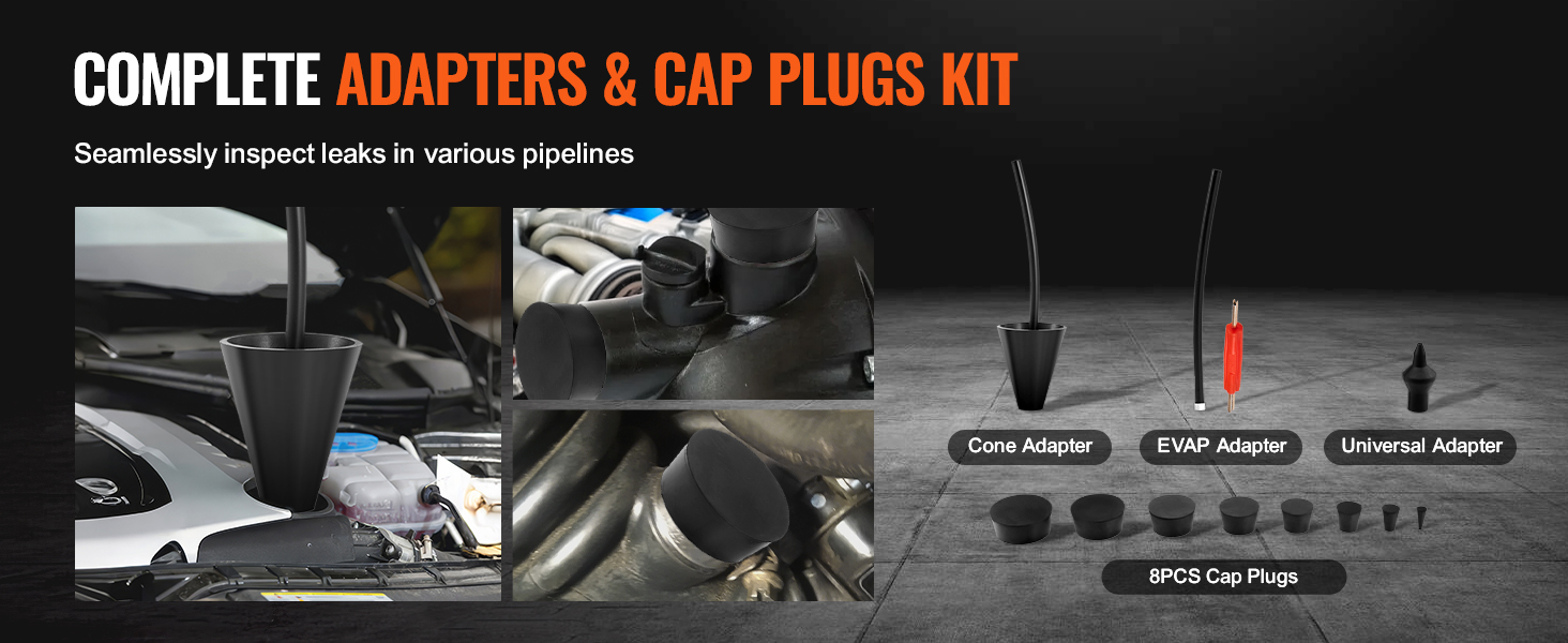 KFZ Nebelmaschine Lecksucher EVAP 8l/min Rauchmaschine Auto Diagnose Abgas Smoke Leak Detector A100 2.4w