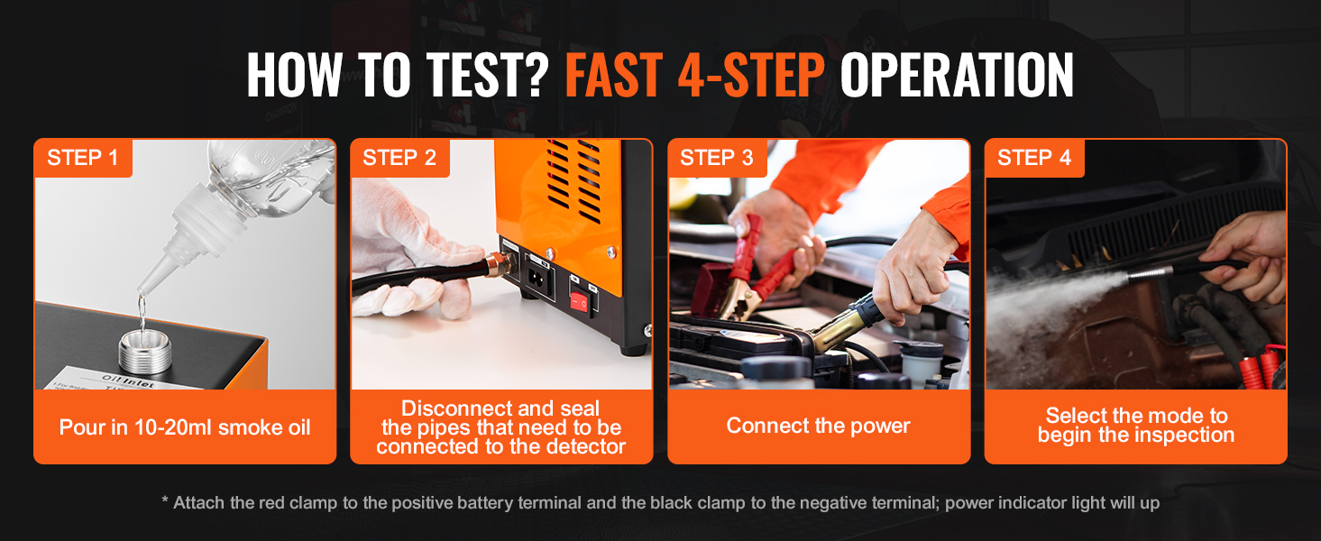 KFZ Nebelmaschine Lecksucher EVAP 8l/min Rauchmaschine Auto Diagnose Abgas Smoke Leak Detector A100 2.5w