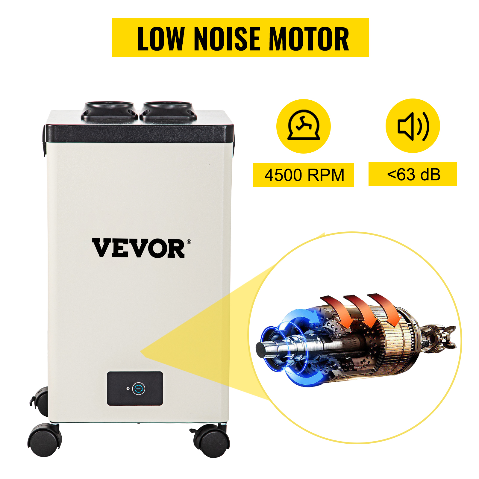 VEVOR Filter Fume Extractor Pure Air Fume Extractor 150W with 3 Stage Filters VEVOR AU