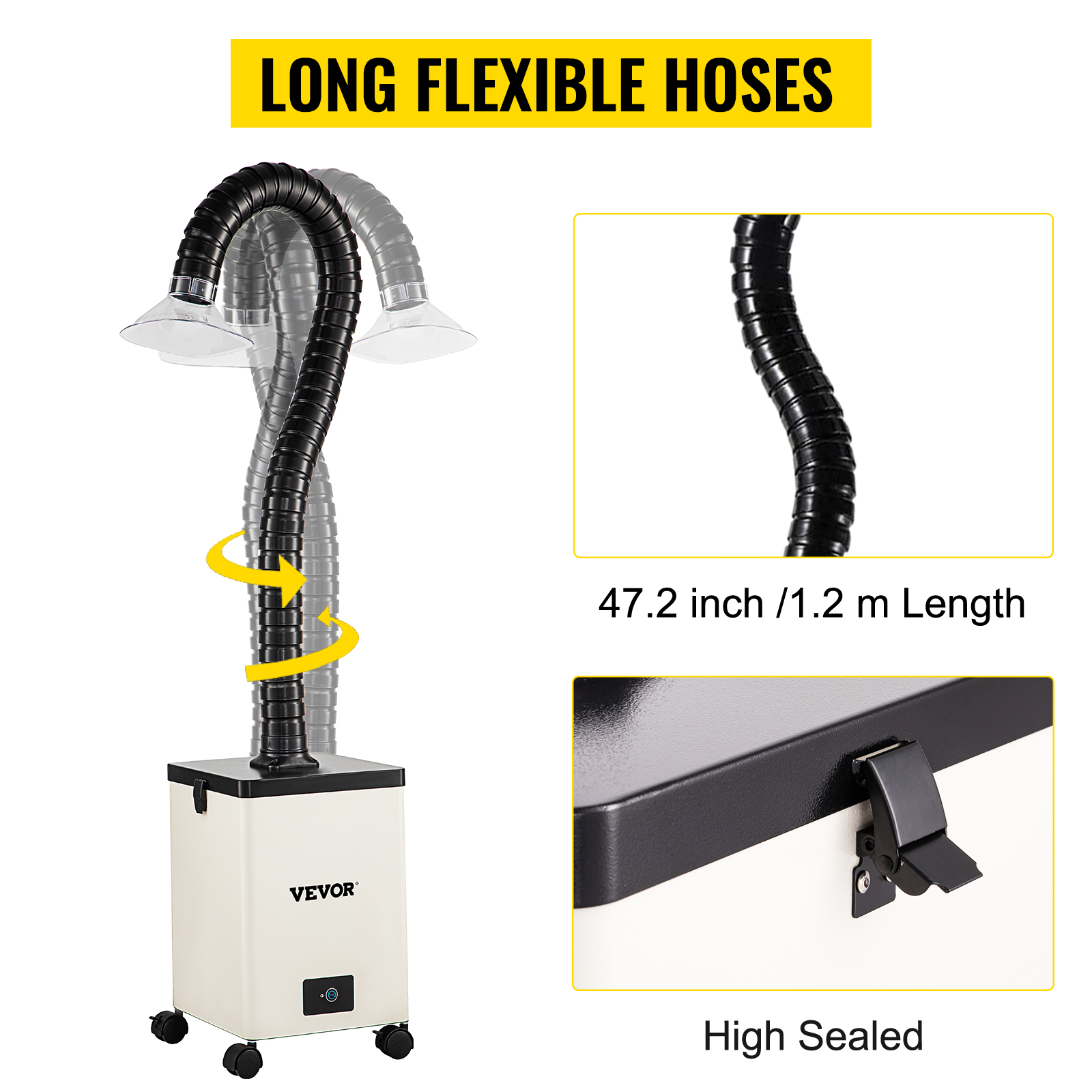 VEVOR VEVOR Filter Fume Extractor Pure Air Fume Extractor 80W with 3 Stage Filters VEVOR AU