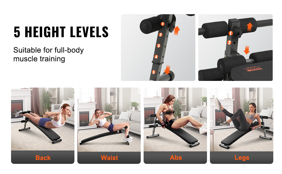 Adjustable Weight Bench For Home Gym Dumbbell Exercise