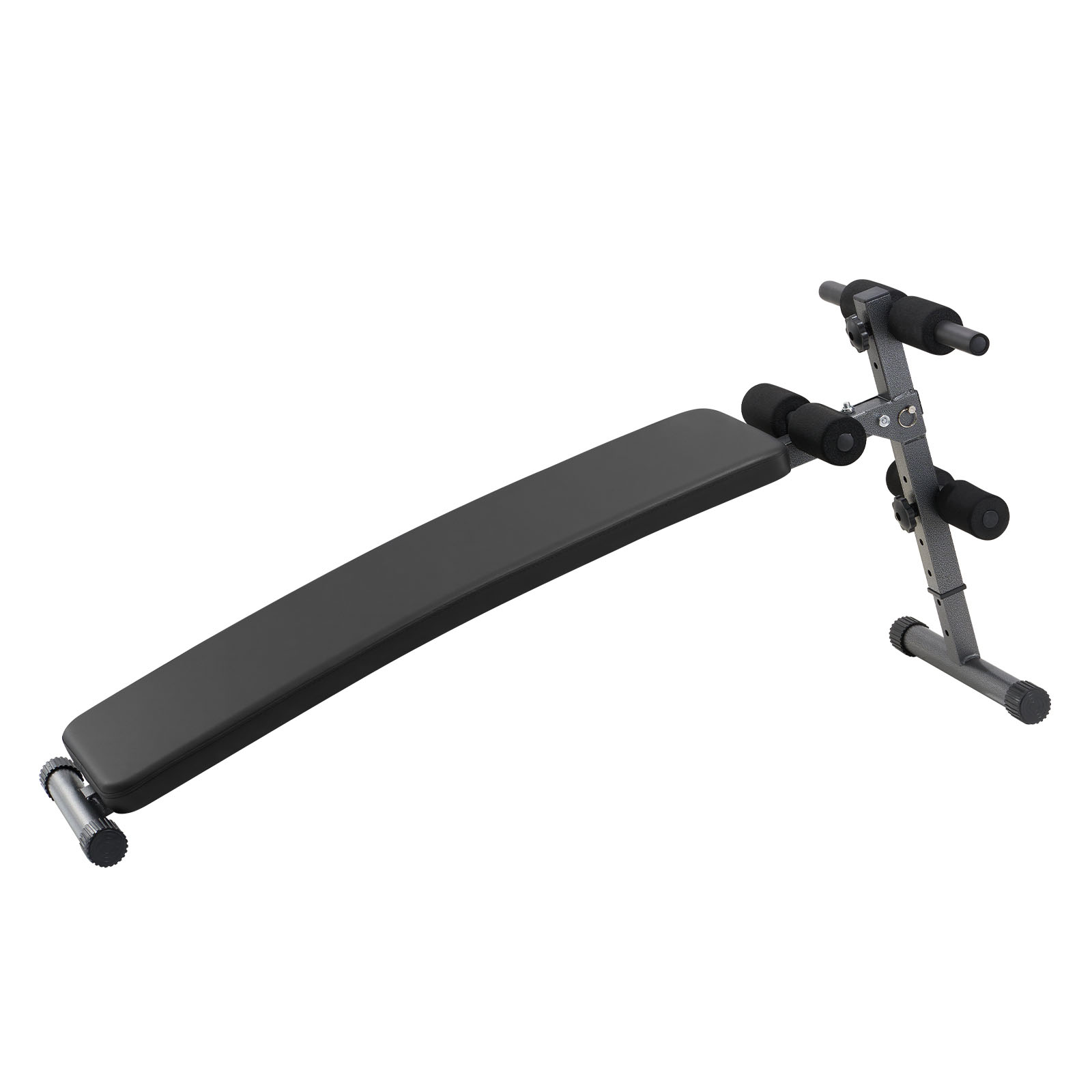 Uimoso Adjustable Sit Up Bench with Curved Design and Reverse Crunch Handle