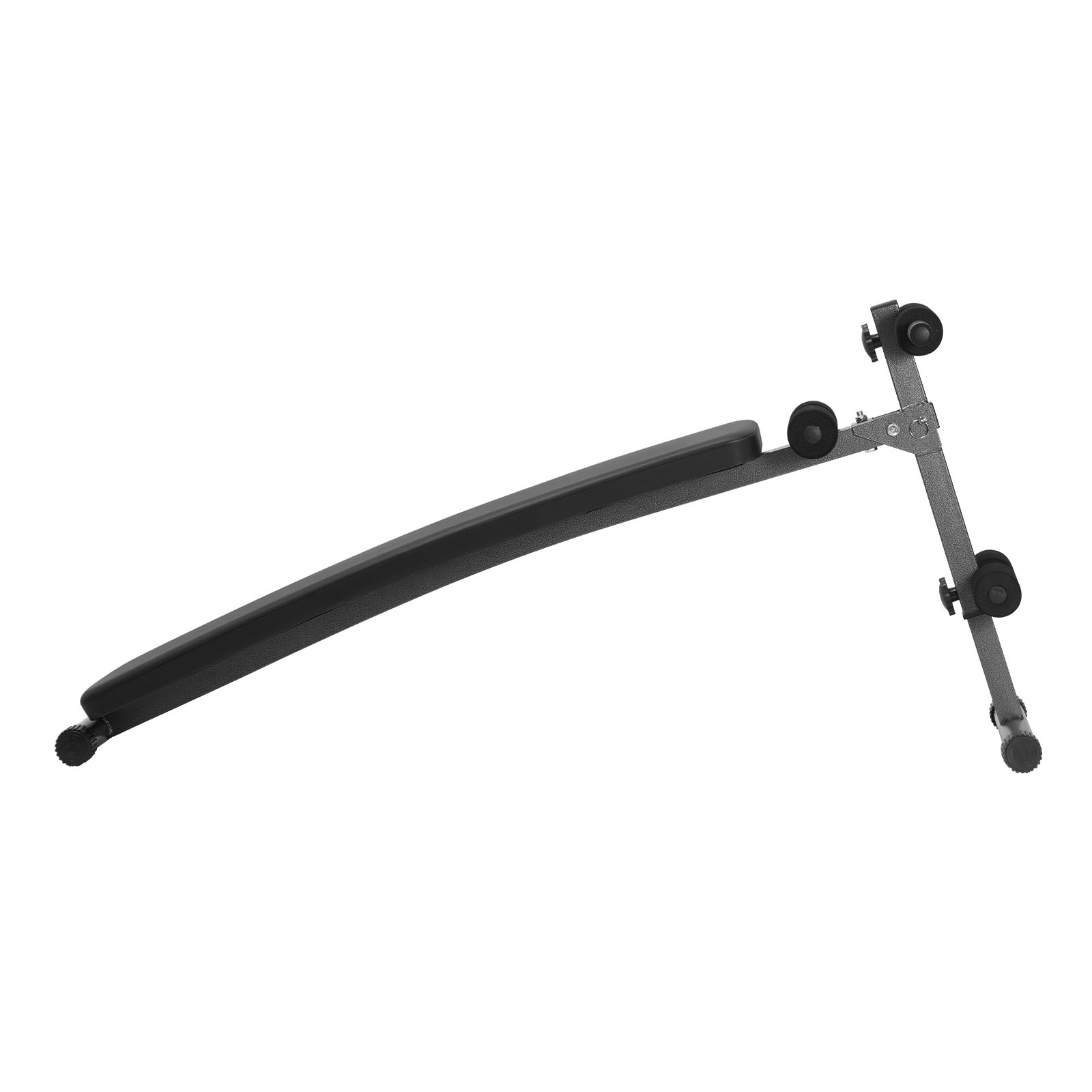 Uimoso Adjustable Sit Up Bench with Curved Design and Reverse Crunch Handle