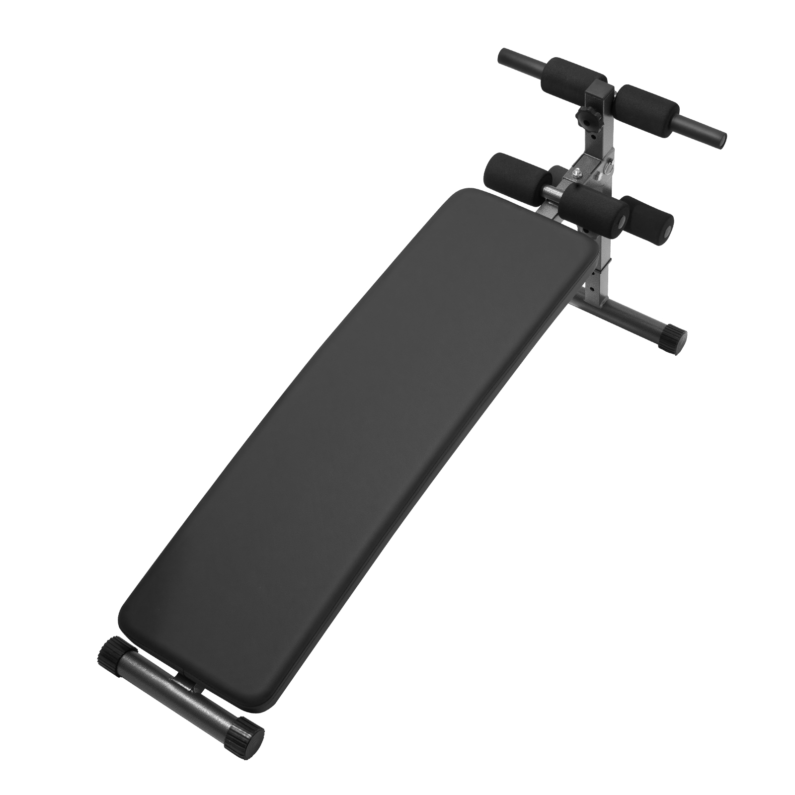 Uimoso Adjustable Sit Up Bench with Curved Design and Reverse Crunch Handle