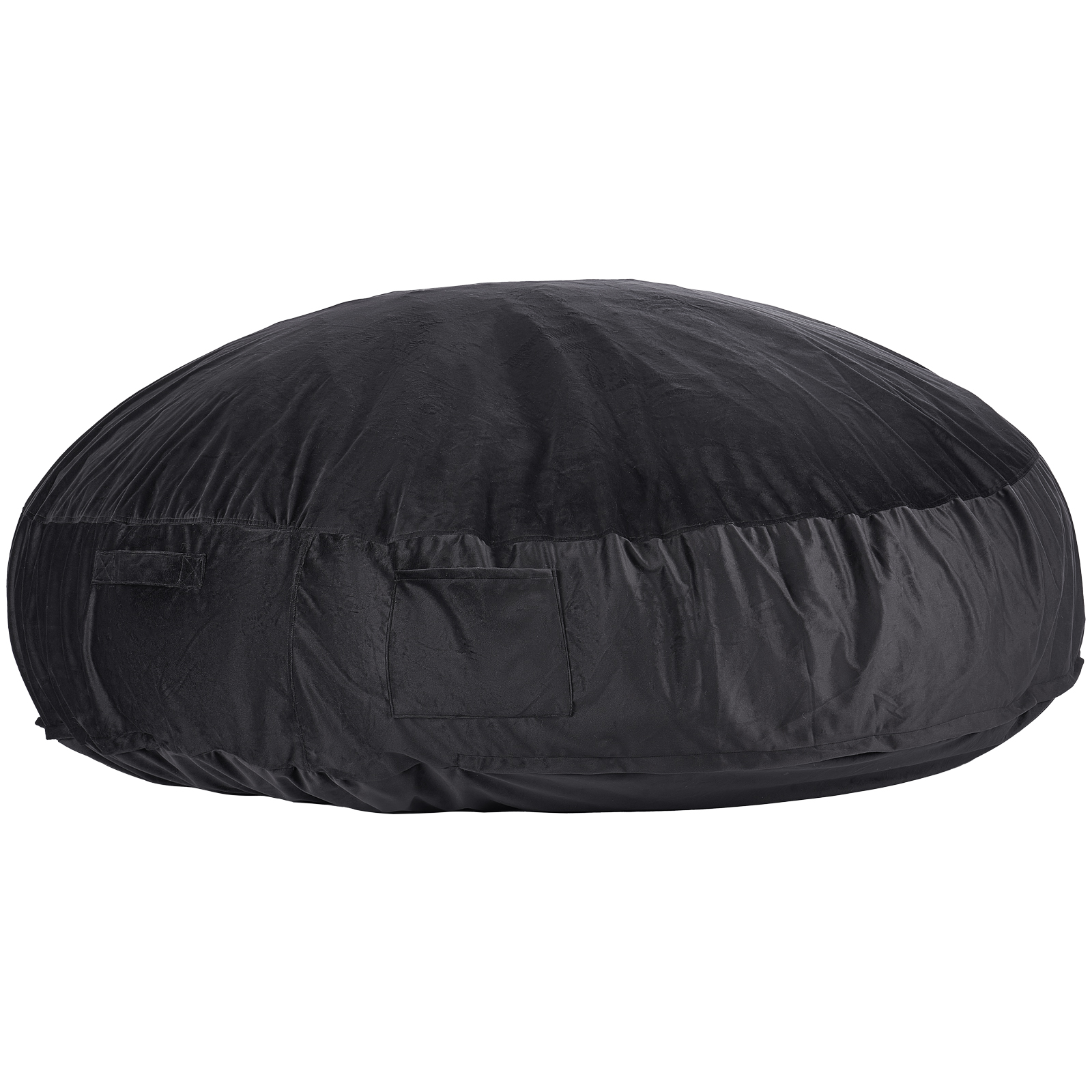 Bean Bag Chair Convertible/with Cover/Armrests for Adult Fluffy Blue/Grey/Black - Picture 70 of 72