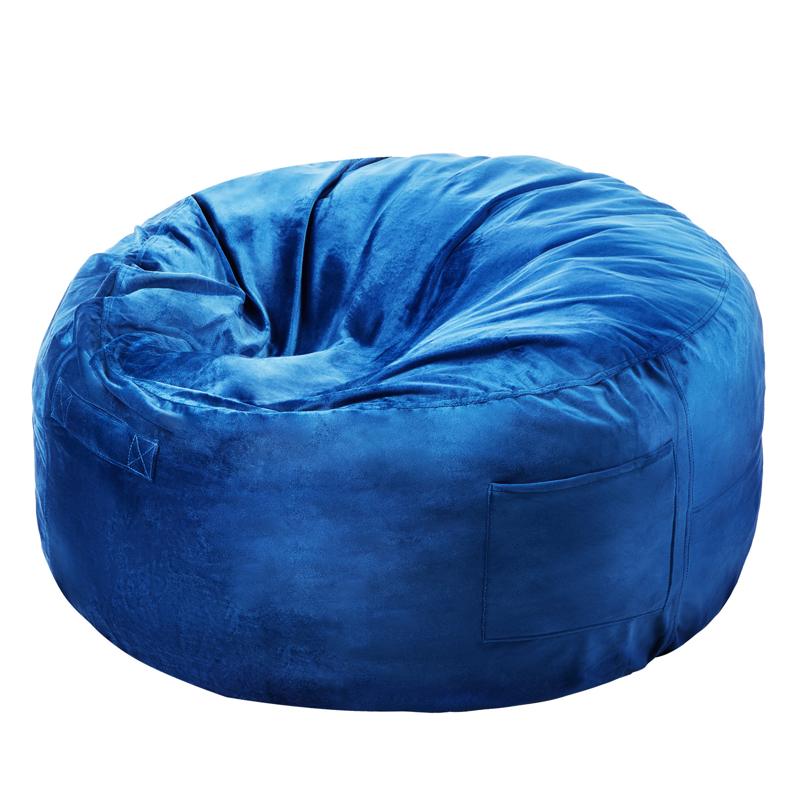 Bean Bag Chair with Armrests and Storage Pocket/Removable Cover & Dutch Velvet - Picture 38 of 62