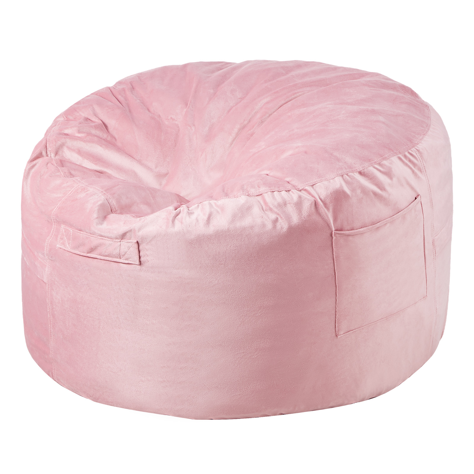 Bean Bag Chair with Armrests and Storage Pocket/Removable Cover & Dutch Velvet - Picture 50 of 62