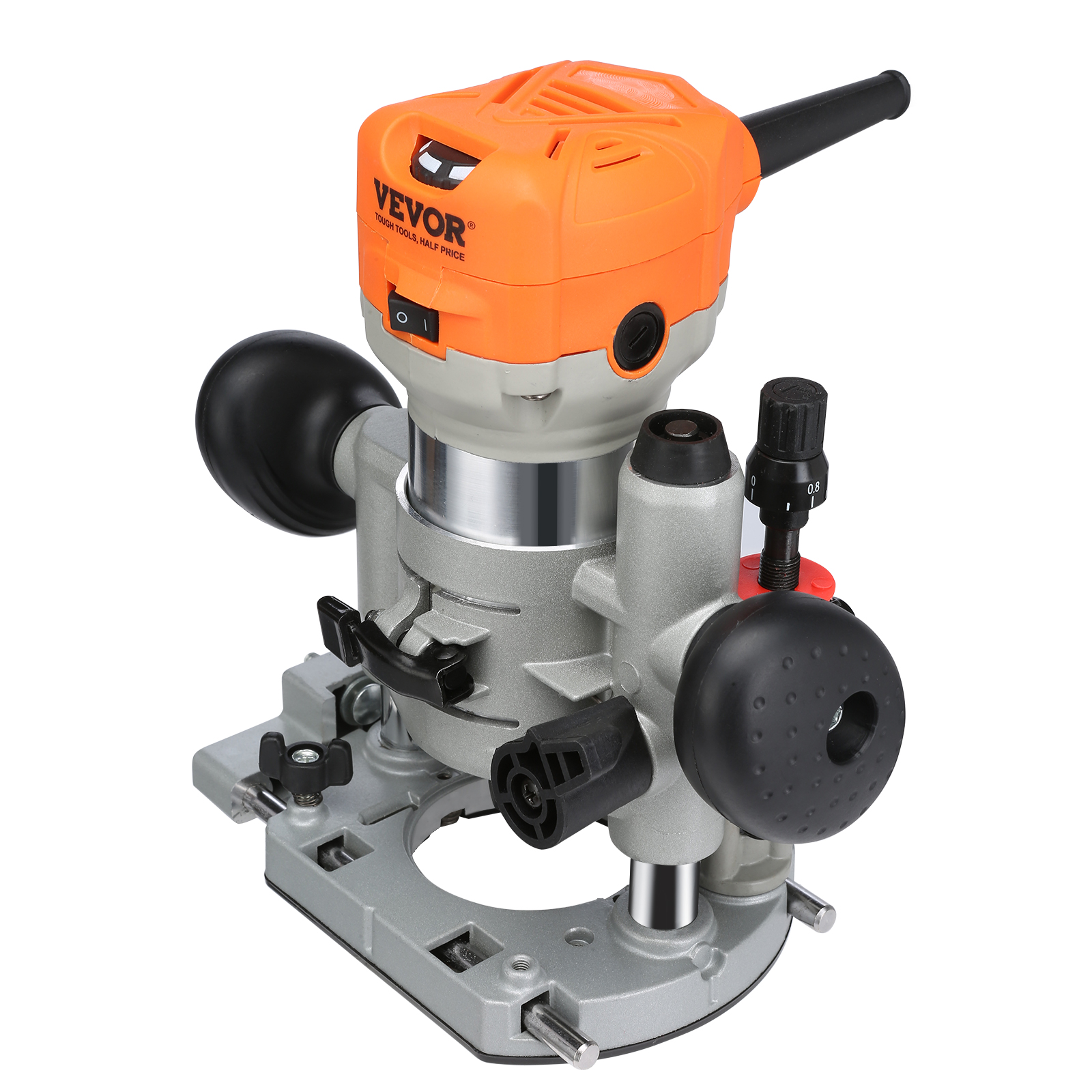 VEVOR 6 Speed 30000RPM Wood Trimmer Router Wood Router Tool 800W for Woodworking - Picture 14 of 26