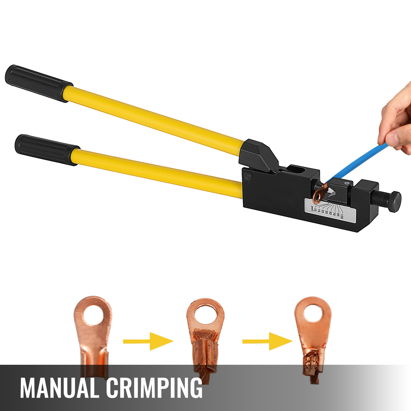 Large deals wire crimper