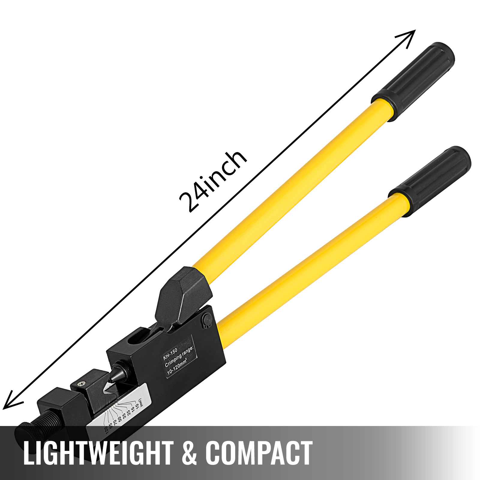 Kh150 Large Gauge Ring Terminal Crimper 24" Wire Crimping Tool 8awg