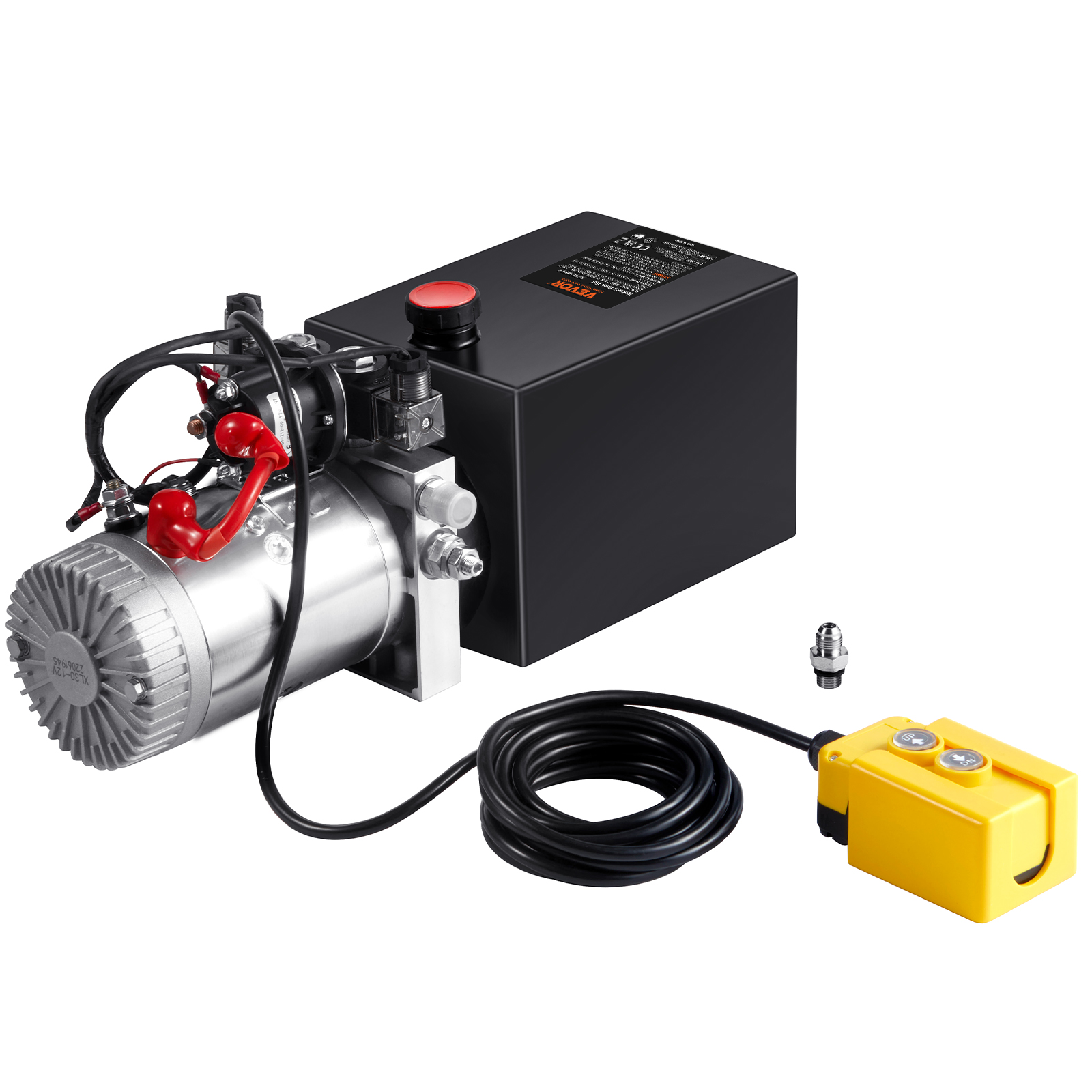 VEVOR Hydraulic Pump Double/Single Acting Dump Trailer Pump Power Units ...