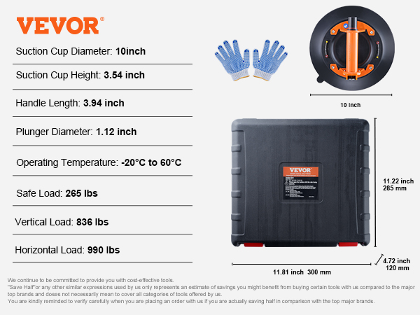 Ventouse électrique Pour Carrelage Et Verre - Charge Max 200 Kg, écran LED, 2 Batteries - Outil De Levage Pour Professionnels Et Bricoleurs